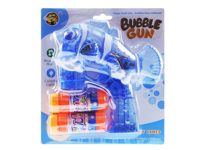 Пістолет із мильними бульбашками Рибка зі світлом і музикою MY10084Y-2