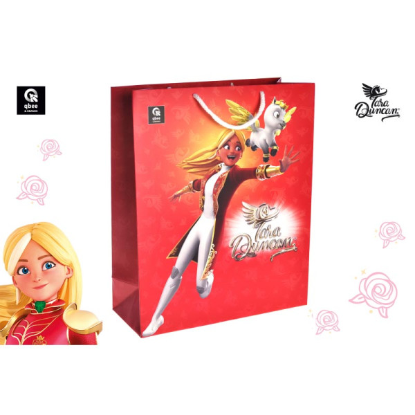 Подарунковий пакет qbee "Тара Данкан" паперовий M QB004-106 Подарунковий пакет qbee "Тара Данкан" паперовий M QB004-106