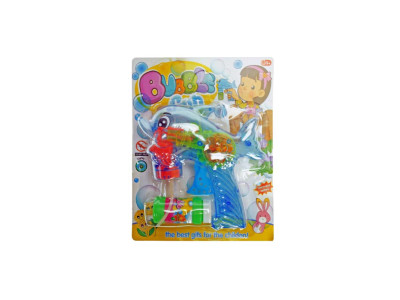 Пістолет з мильними бульбашками механічний на блістері 2види 2568 Пістолет з мильними бульбашками механічний на блістері 2види 2568