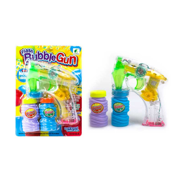 Пістолет з мильними бульбашками 2 баночки у комплекті 2 види 09998A