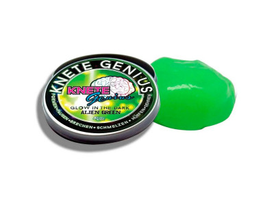 Слиз-пластилін Knete Genius Світиться в темряві Фабрична упаковка 34130