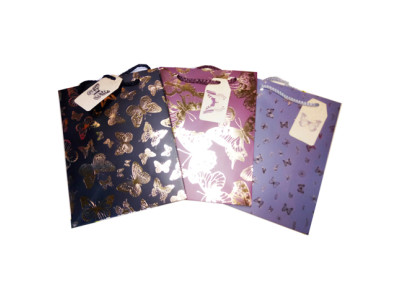 Пакет із картону Серія Золоті метелики 280595