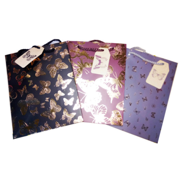 Пакет із картону Серія Золоті метелики 280595