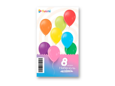 Набір повітряних кульок FunMi "Birthday girl" 8 штук 22798