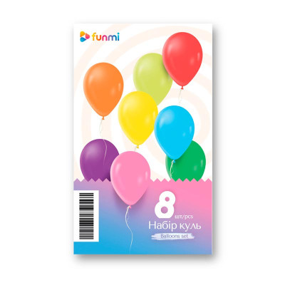 Набір повітряних кульок FunMi "Birthday girl" 8 штук 22798