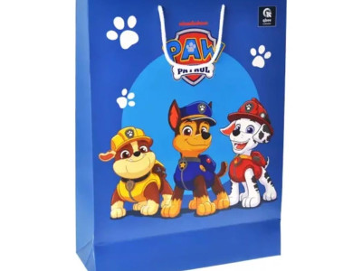 Пакет паперовий qbee L "Щенячий Патруль: Команда хлопців" 31x42x12 см QB004-201 Пакет паперовий qbee L "Щенячий Патруль: Команда хлопців" 31x42x12 см QB004-201