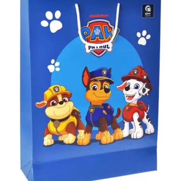 Пакет паперовий qbee L "Щенячий Патруль: Команда хлопців" 31x42x12 см QB004-201 Пакет паперовий qbee L "Щенячий Патруль: Команда хлопців" 31x42x12 см QB004-201