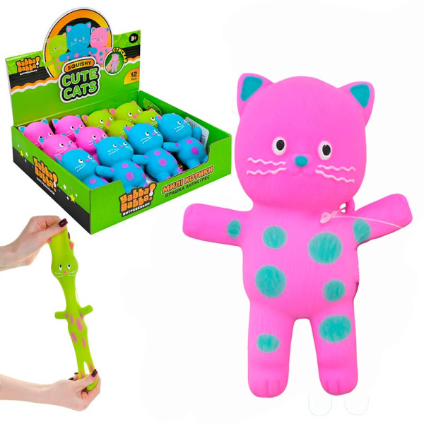Антистрес YabbaDabba коти з піском 14 см YD2625_Pink Антистрес YabbaDabba коти з піском 14 см YD2625_Pink