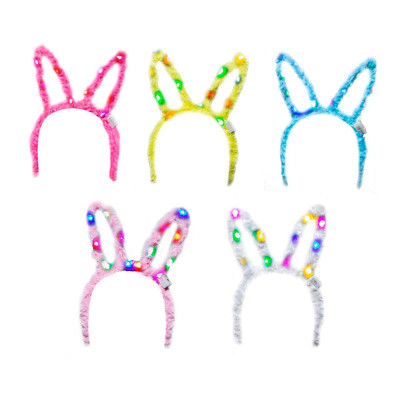 Обруч з вушками зайчика різнобарвний для дітей ears-c1