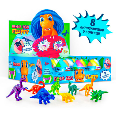 Іграшка Флаффі-лизун у яйці "Dino Egg" з динозавриком (140 80091-001 Іграшка Флаффі-лизун у яйці "Dino Egg" з динозавриком (140 80091-001