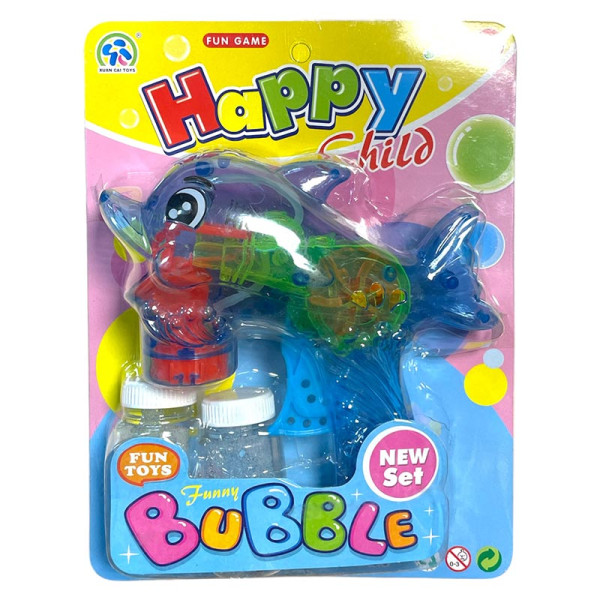 Пістолет з мильними бульбашками "Дельфінчик" 3333B