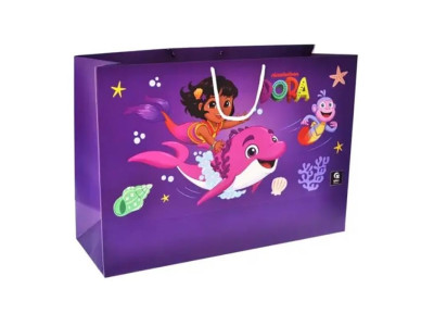 Пакет паперовий qbee XL "Дора мандрівниця" 50x35x17 см QB004-302