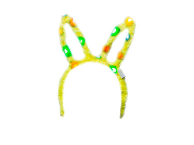 Обруч з вушками зайчика різнобарвний для дітей ears-c1_Yellow