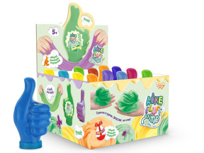 Вязка маса Слайм Danko Toys LIKE Fluffy Slime 350 г LFS-01-01U