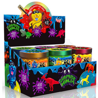 Слайм Danko Toys "Surprise Ninja" 4 XL SLM-09-01U