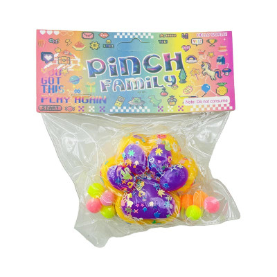 Сквіш Лапка-антистрес жовто-фіолетова st-74 Сквіш Лапка-антистрес жовто-фіолетова st-74