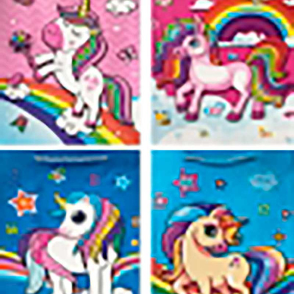 Пакет 43*30*12 "Єдинороги" (12 шт в пак) 291737