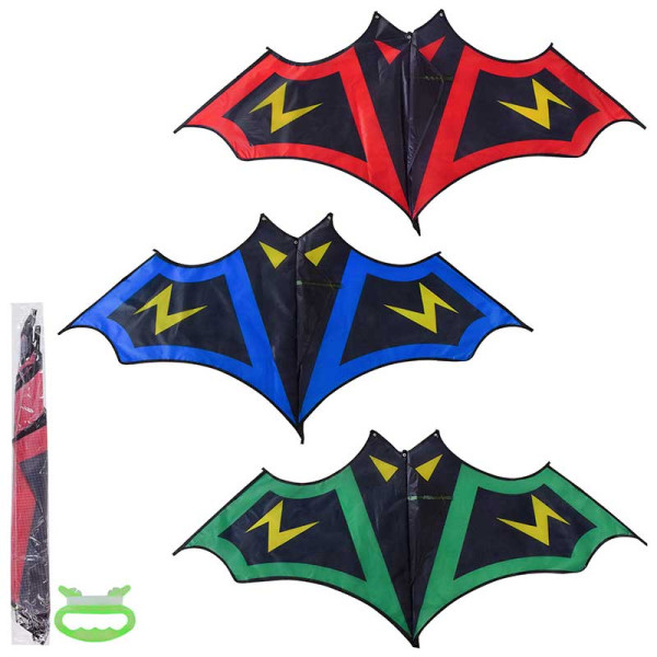 Повітряній змій Летюча Миша 2 кольори 135 см арт. VZ2214 VZ2214 Повітряній змій Летюча Миша 2 кольори 135 см арт. VZ2214 VZ2214