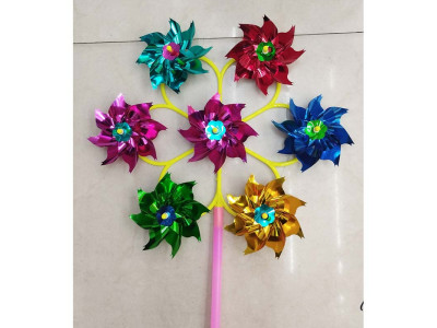 Вітрячок 28 см 7 квіток V2453