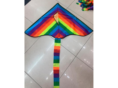 Повітряній змій з райдужним принтом 140 см VZ2106