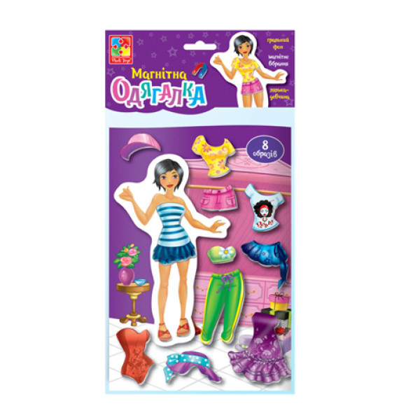 Магнітна гра "Брюнетка" укр VT3204-23