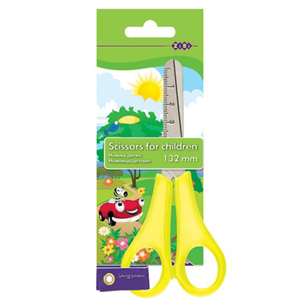 Ножиці дитячі з лінійкою ZB.5001-08