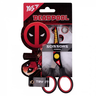 Ножиці YES "Marvel Deadpool" 13 см 480417 Ножиці YES "Marvel Deadpool" 13 см 480417