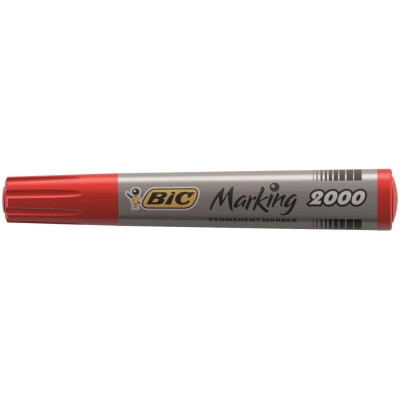 Маркер BIC перманентний червоний 2000 03
