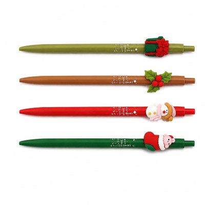 Ручка Merry christmas SOFUN кулькова синя ZF2319