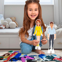 Гра магнітна настільна "Magnetic dolls" ML4032-09 EN