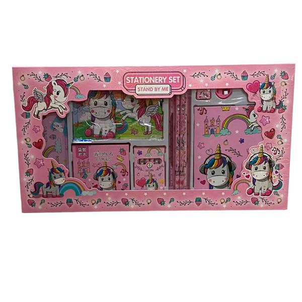 Канцелярський набір Рожевий 8020Р