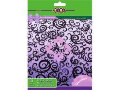 Папір Zibi оксамитовий А4 10 кольорів/10 аркушів ZB.1913