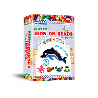 Набір дитячої творчості Розумник "Магніти з термомозаїки Морські" ТМ-003 Набір дитячої творчості Розумник "Магніти з термомозаїки Морські" ТМ-003