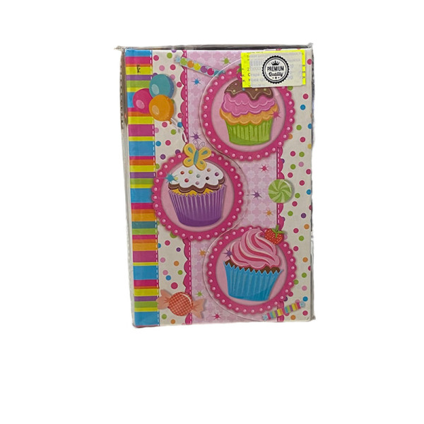 Блокнот дитячий на магніті 2105x135mm 70g 80 л тістечка 32-0610