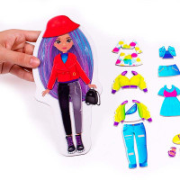 Магнітний одягалка Vladi Toys WOW Surprise "Travel" з картону VT3210-15