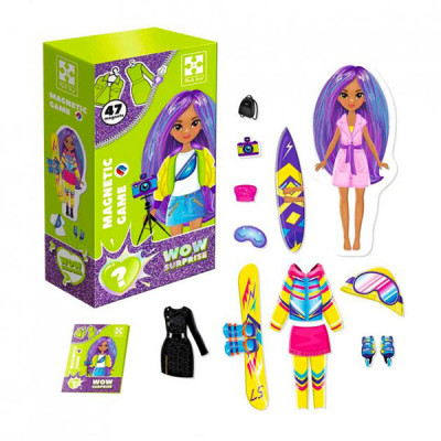 Магнітний одягалка Vladi Toys WOW Surprise "Travel" з картону VT3210-15