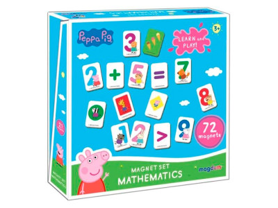 Набір магнітів. Свинка Пеппа. Математика МЕ 5031-11 МЕ 5031-11