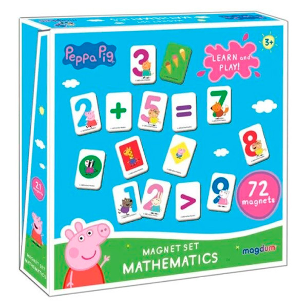 Набір магнітів. Свинка Пеппа. Математика МЕ 5031-11 МЕ 5031-11