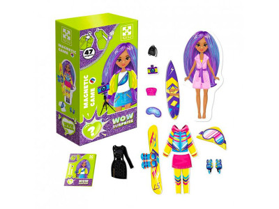Магнітний одягалка Vladi Toys WOW Surprise "Travel" з картону VT3210-15