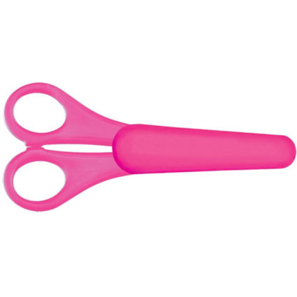 Ножиці в чохлі з лінійкою (рожеві) ZB.5004-10