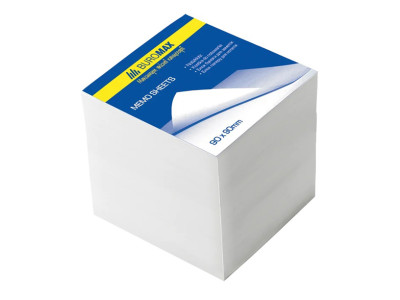 Блок білого паперу для нотаток 90х90х70 мм BM.2218