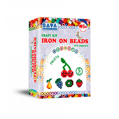 Набір для детячої творчості Умняшка "Магніти з термомозаїки "Фрукти" ТМ-010 Набір для детячої творчості Умняшка "Магніти з термомозаїки "Фрукти" ТМ-010