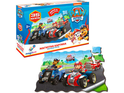Набір магнітів Магнітна картина Щенячий патруль "Вперед до пригод" ML4034-34