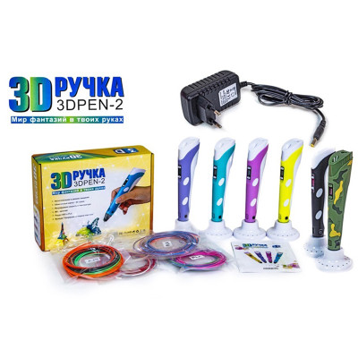 3D ручкамікc кольорів 3DPEN-2 MIX