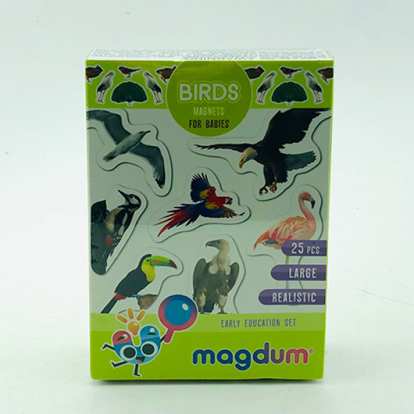 Набір магнітів "Птахи фото" ML4031-30 EN