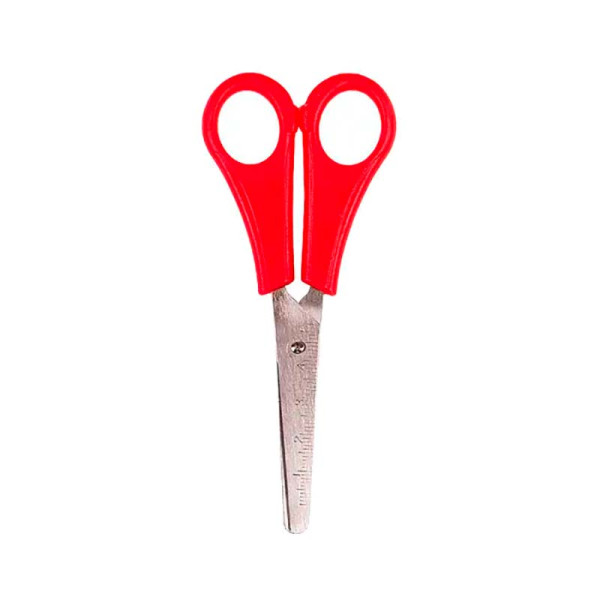 Ножиці "Дитячі" кольорові "C" 13см 50435_Red