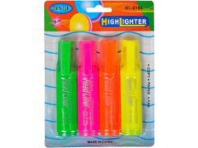 Набір текстовиділювачів 4 кольори XL-2188
