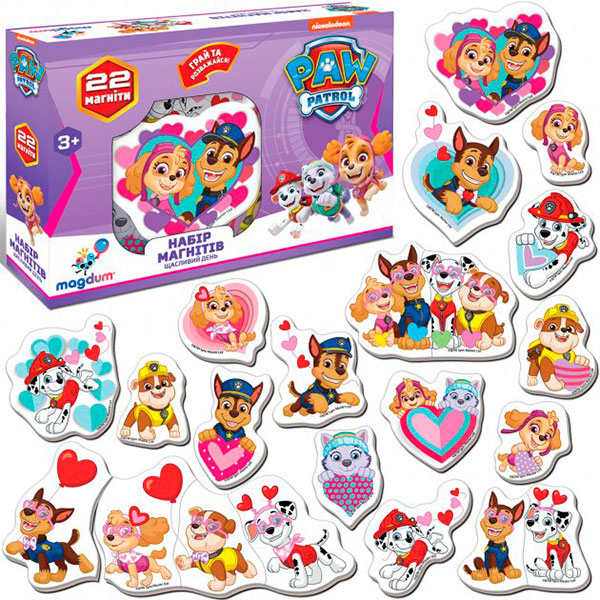 Набір магнітів Щенячий патруль. Щасливий день ML4034-04