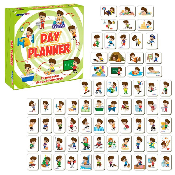 Набір магнітів "Day planner" "Magdum" 72 магніти ML4032-03
