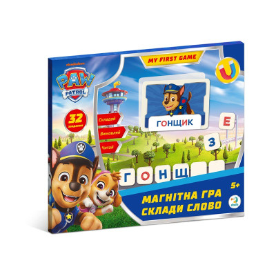 Розвиваюча магнітна гра Dodo Paw Patrol Склади слово 200760 Розвиваюча магнітна гра Dodo Paw Patrol Склади слово 200760